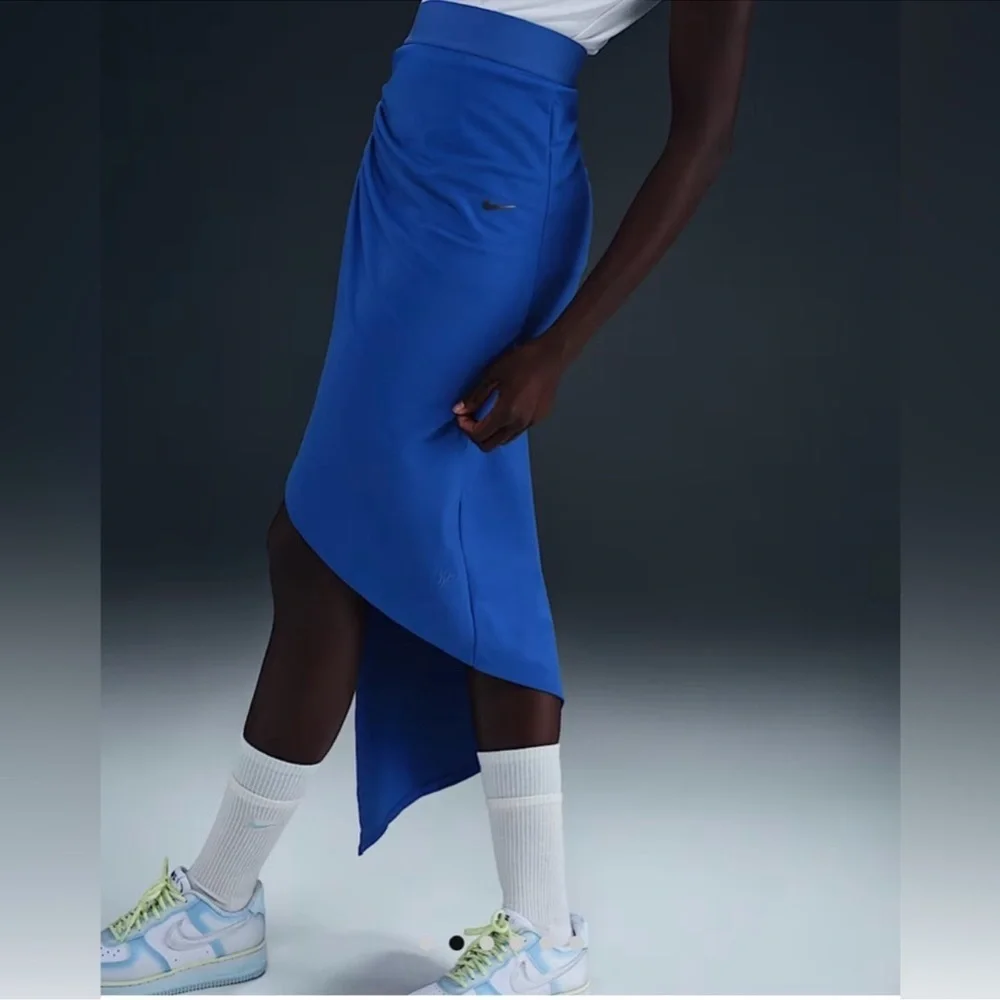Nike Serena Williams Design Crew Women's High-Waisted Maxi Skirt Size Medium